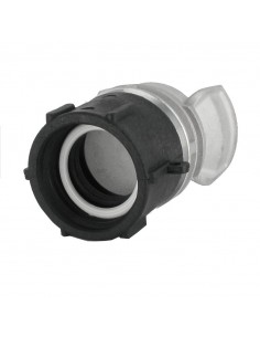 Symmetrical half-coupling with lock - PP/Stainless steel - Female output 2