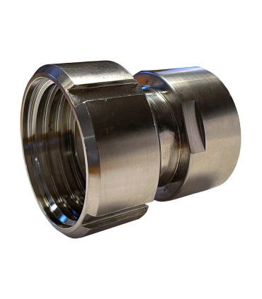 Adaptateur Changement de pas - F 2" S60X6 - F pas gaz - sans joint - Inox 316