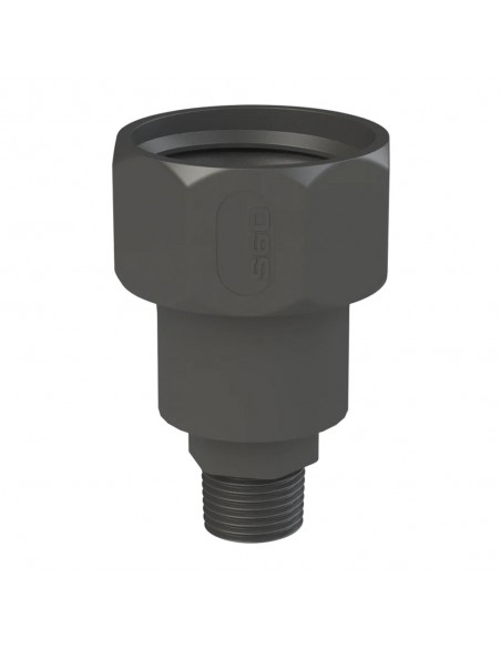 Adapter - F 2'' S60X6 - M 3/4'' BSP - swivel nut - PP