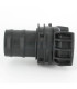 Symmetrical half-coupling with lock - PP - Hosetail output