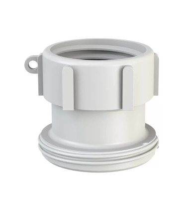 Changement de pas - F 2" S60X6 - Mâle RD78 - PP Blanc Alimentaire