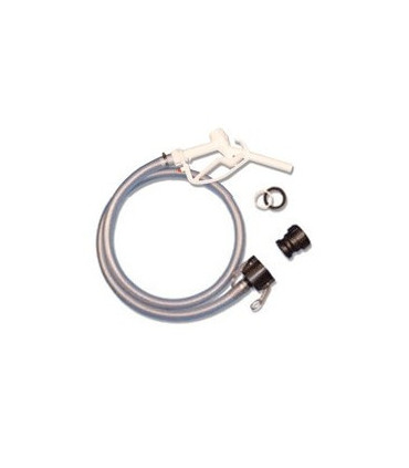 Kit Vidange Cuve - Raccord à cames 2" S60X6 - Pistolet blanc - 3 m
