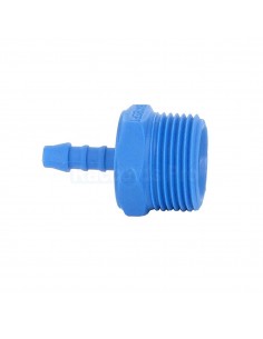 Raccord cannelé droit Ø 6 mm - M 3/4" pas gaz 2